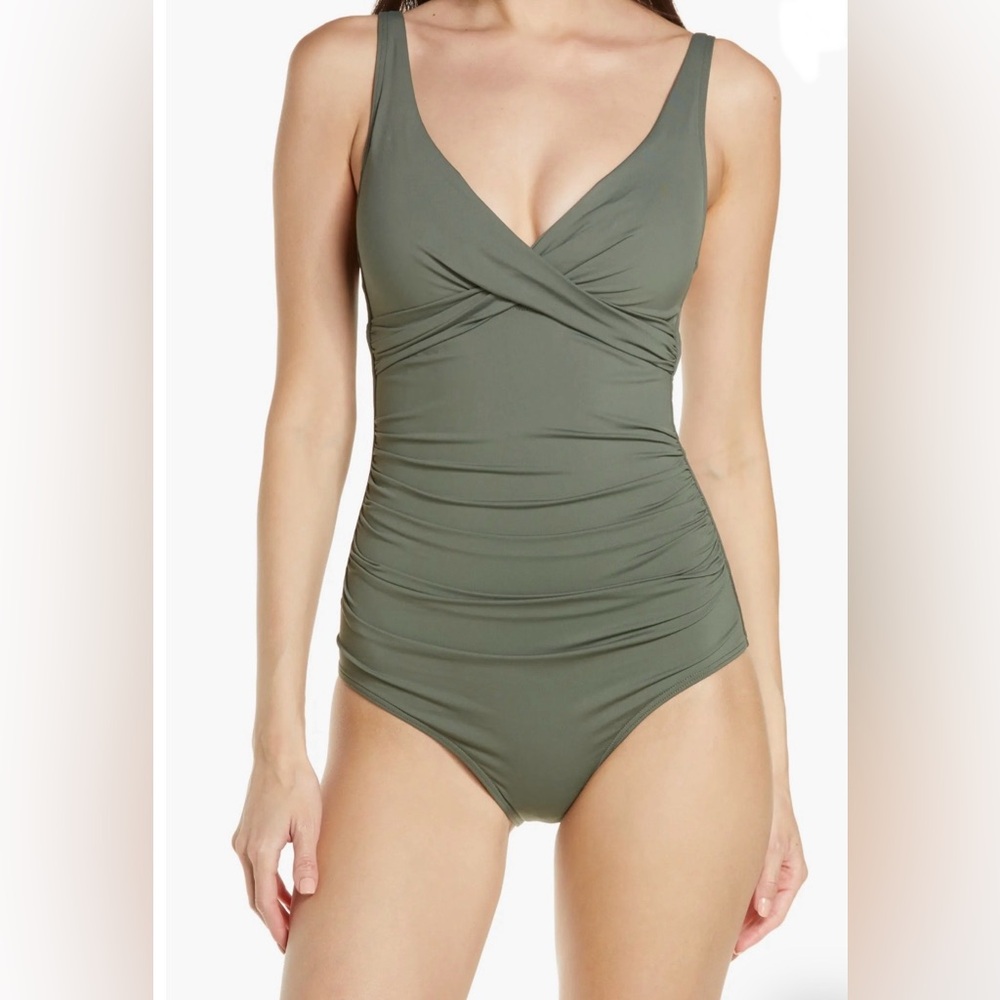 Sea Level, Cross Front One-Piece Swimsuit - Picture 1 of 3